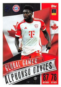 2023-24 Topps Match Attax UEFA Club Competitions Extra #207 Alphonso Davies Front