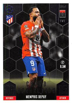 2023-24 Topps Match Attax UEFA Club Competitions Extra #242 Memphis Depay Front