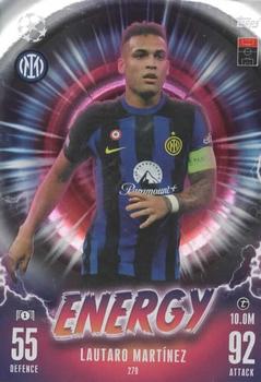 2023-24 Topps Match Attax UEFA Club Competitions Extra #279 Lautaro Martínez Front