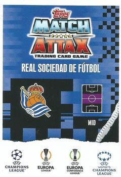 2023-24 Topps Match Attax UEFA Club Competitions Extra #291 Mikel Oyarzabal Back