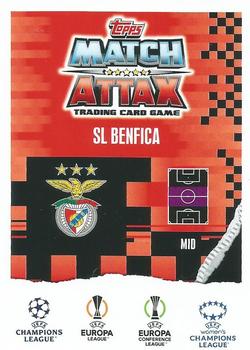 2023-24 Topps Match Attax UEFA Club Competitions Extra #301 João Mario Back