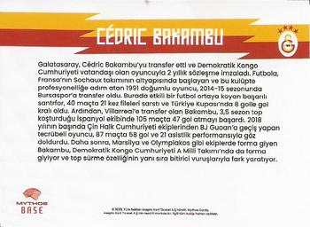 2023-24 Mythos Galatasaray #NNO Cedric Bakambu Back