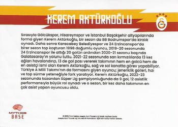 2023-24 Mythos Galatasaray #NNO Kerem Akturkoglu Back