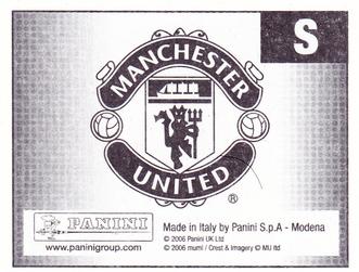 2006-07 Panini Manchester United Official Sticker Collection #S Sir Matt Busby / Alex Ferguson Back
