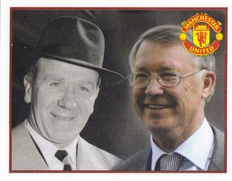 2006-07 Panini Manchester United Official Sticker Collection #S Sir Matt Busby / Alex Ferguson Front