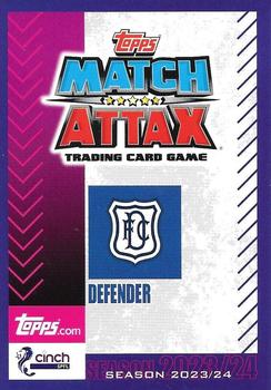 2023-24 Topps Match Attax SPFL - Electric Purple Border #33 Lee Ashcroft Back