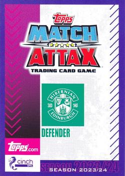 2023-24 Topps Match Attax SPFL - Electric Purple Border #62 Lewis Miller Back