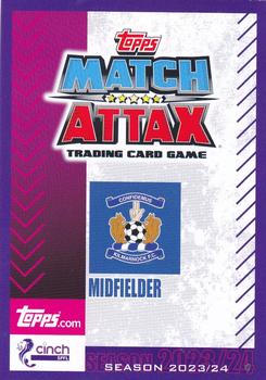 2023-24 Topps Match Attax SPFL - Electric Purple Border #87 Matty Kennedy Back