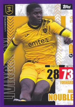2023-24 Topps Match Attax SPFL - Electric Purple Border #105 Joel Nouble Front
