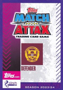 2023-24 Topps Match Attax SPFL - Electric Purple Border #108 Dan Casey Back