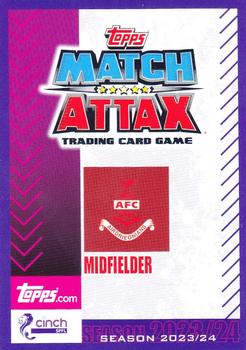 2023-24 Topps Match Attax SPFL - Electric Purple Border #184 Adam Frizzell Back
