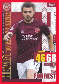 2023-24 Topps Match Attax SPFL - Flaming Red Border #55 Alan Forrest Front