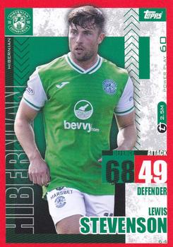 2023-24 Topps Match Attax SPFL - Flaming Red Border #64 Lewis Stevenson Front