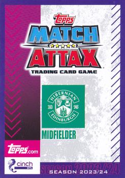 2023-24 Topps Match Attax SPFL - Flaming Red Border #68 Josh Campbell Back