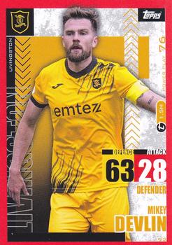 2023-24 Topps Match Attax SPFL - Flaming Red Border #92 Michael Devlin Front