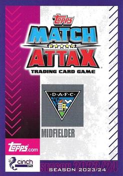 2023-24 Topps Match Attax SPFL - Midnight Black Border #214 Michael O'Halloran Back