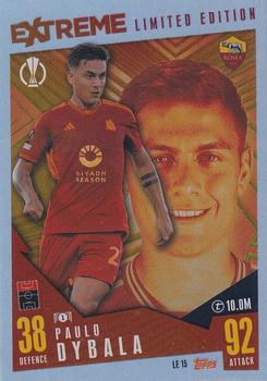 2023-24 Topps Match Attax UEFA Club Competitions Extra - Limited Edition #LE15 Paulo Dybala Front