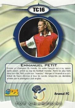 1999-00 DS France Foot - Top Champions #TC16 Emmanuel Petit Back