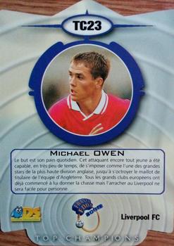 1999-00 DS France Foot - Top Champions #TC23 Michael Owen Back