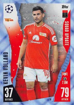 2023-24 Topps Match Attax UEFA Club Competitions Extra - Blue Crystal #18 Kevin Volland Front