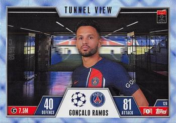2023-24 Topps Match Attax UEFA Club Competitions Extra - Blue Crystal #126 Gonçalo Ramos Front