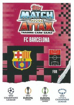 2023-24 Topps Match Attax UEFA Club Competitions Extra - Blue Crystal #159 Salma Paralluelo Back
