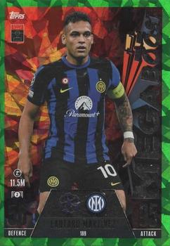 2023-24 Topps Match Attax UEFA Club Competitions Extra - Emerald #189 Lautaro Martínez Front