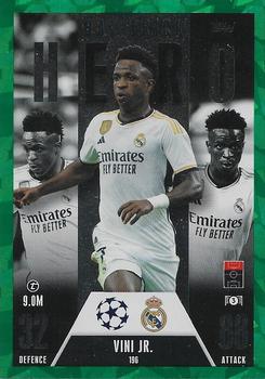 2023-24 Topps Match Attax UEFA Club Competitions Extra - Emerald #196 Vini Jr. Front
