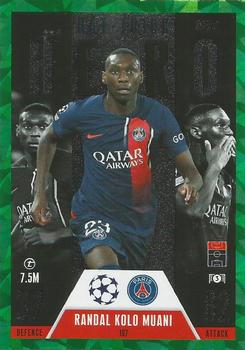 2023-24 Topps Match Attax UEFA Club Competitions Extra - Emerald #197 Randal Kolo Muani Front