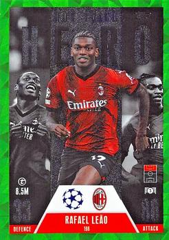 2023-24 Topps Match Attax UEFA Club Competitions Extra - Emerald #198 Rafael Leão Front
