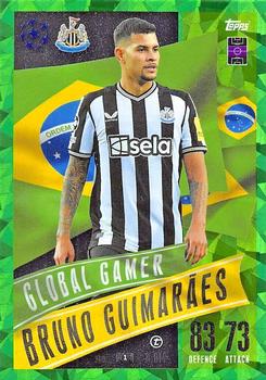 2023-24 Topps Match Attax UEFA Club Competitions Extra - Emerald #200 Bruno Guimarães Front
