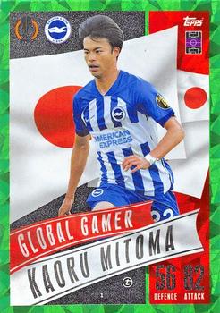 2023-24 Topps Match Attax UEFA Club Competitions Extra - Emerald #202 Kaoru Mitoma Front