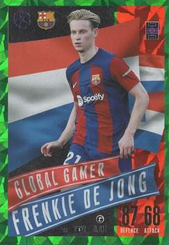2023-24 Topps Match Attax UEFA Club Competitions Extra - Emerald #203 Frenkie de Jong Front