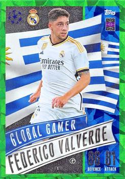 2023-24 Topps Match Attax UEFA Club Competitions Extra - Emerald #204 Federico Valverde Front