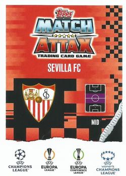 2023-24 Topps Match Attax UEFA Club Competitions Extra - Emerald #205 Djibril Sow Back