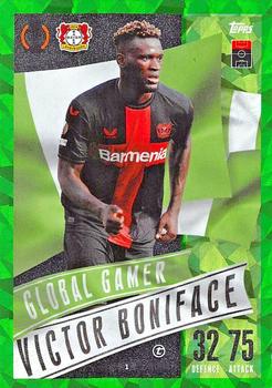 2023-24 Topps Match Attax UEFA Club Competitions Extra - Emerald #209 Victor Boniface Front