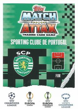 2023-24 Topps Match Attax UEFA Club Competitions Extra - Emerald #248 Pedro Gonçalves Back