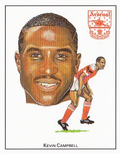 1993 Arsenal F.C. - Cup Winners 1992-93 #2 Kevin Campbell Front