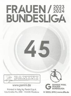 2023-24 Panini Frauen Bundesliga Stickers #45 Melissa Friedrich Back