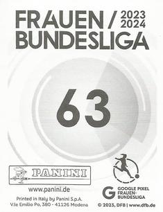 2023-24 Panini Frauen Bundesliga Stickers #63 Glódís Perla Viggósdóttir Back