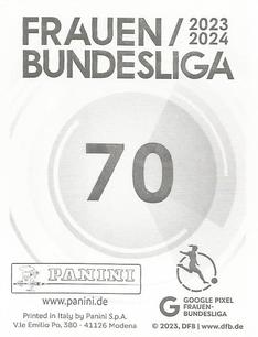 2023-24 Panini Frauen Bundesliga Stickers #70 Sydney Lohmann Back
