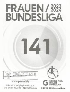2023-24 Panini Frauen Bundesliga Stickers #141 Judith Steinert Back