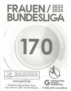 2023-24 Panini Frauen Bundesliga Stickers #170 Vanessa Diehm Back