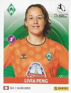 2023-24 Panini Frauen Bundesliga Stickers #232 Livia Peng Front