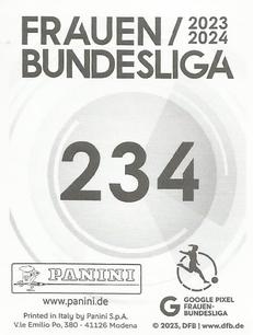 2023-24 Panini Frauen Bundesliga Stickers #234 Michelle Ulbrich Back