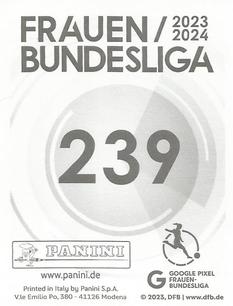 2023-24 Panini Frauen Bundesliga Stickers #239 Reena Wichmann Back
