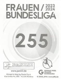 2023-24 Panini Frauen Bundesliga Stickers #255 Dominique Janssen Back