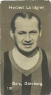 1934-35 Coralli Fotboll #118 Herbert Lundgren Front