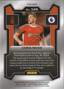 2023-24 Panini Prizm Premier League - Hyper #249 Chris Wood Back