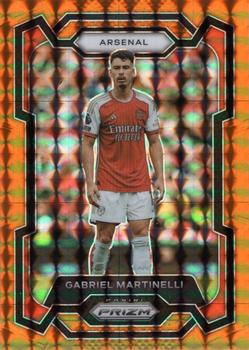 2023-24 Panini Prizm Premier League - Orange Mosaic #25 Gabriel Martinelli Front